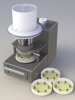 Peni Cylinder Dispenser with Motorized Hopper