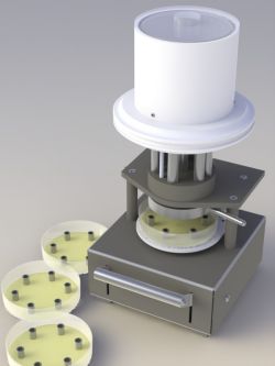 Peni Cylinder Dispenser with Hopper